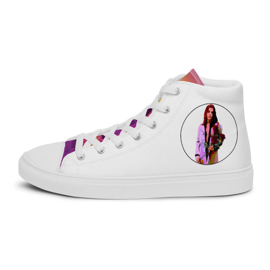 Women’s high top canvas shoes