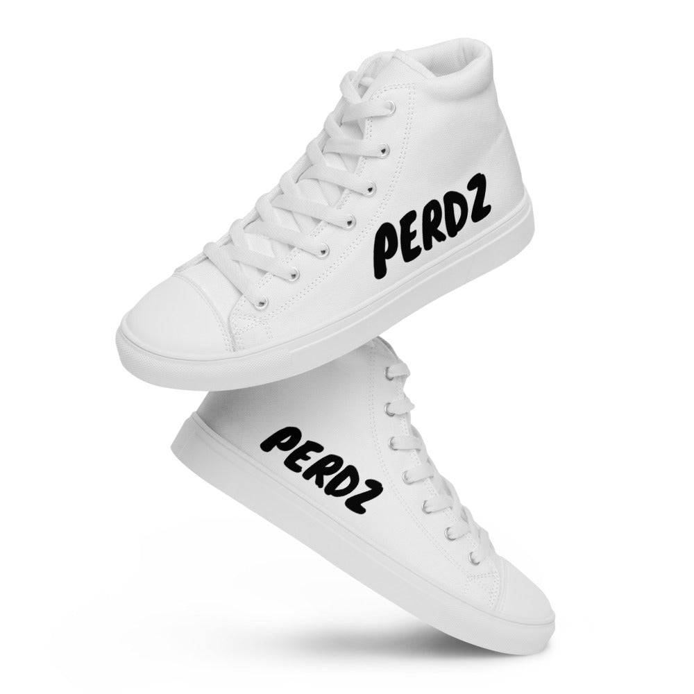 high top canvas shoes