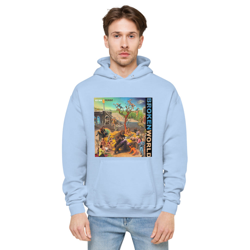 Broken World (Unisex fleece hoodie)