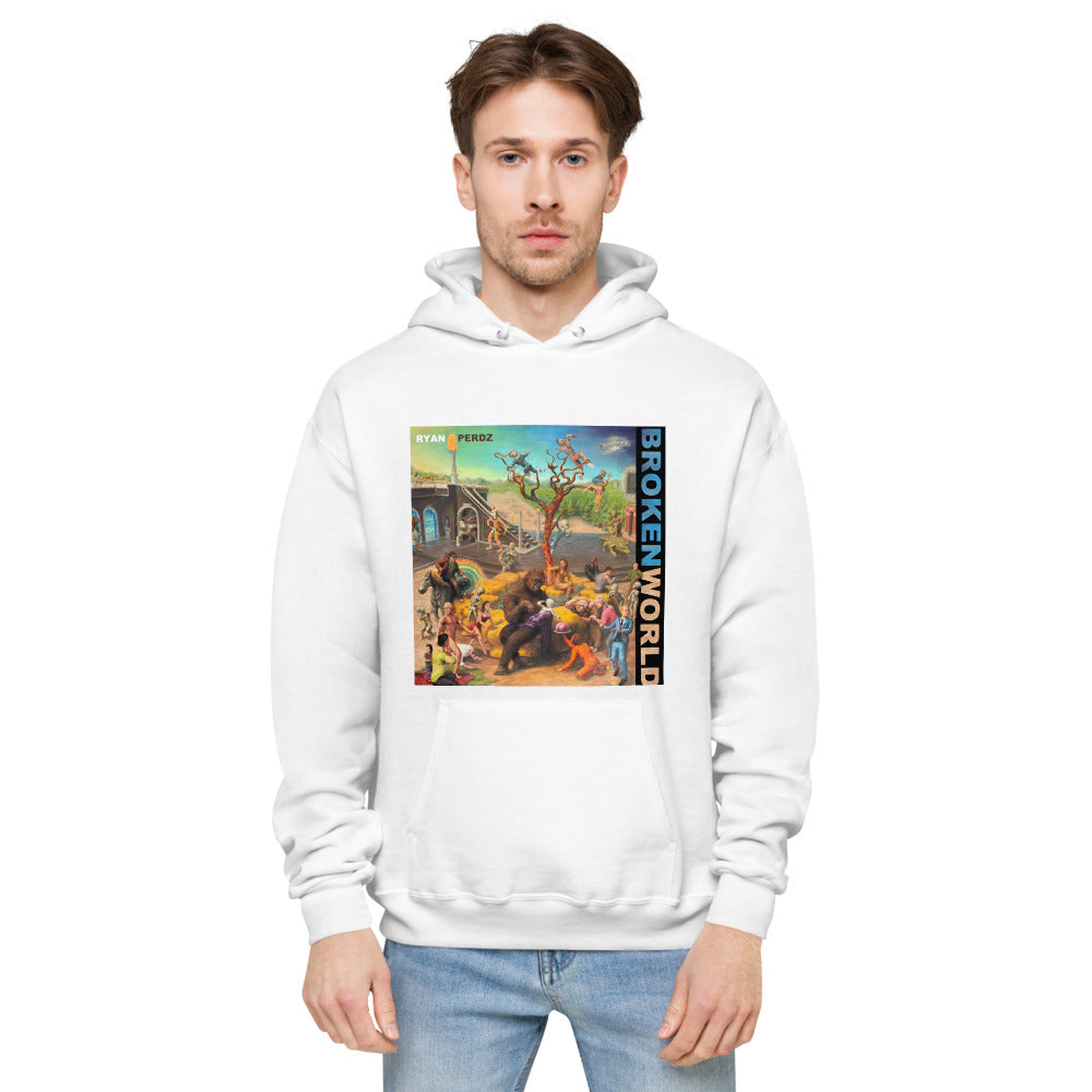 Broken World (Unisex fleece hoodie)