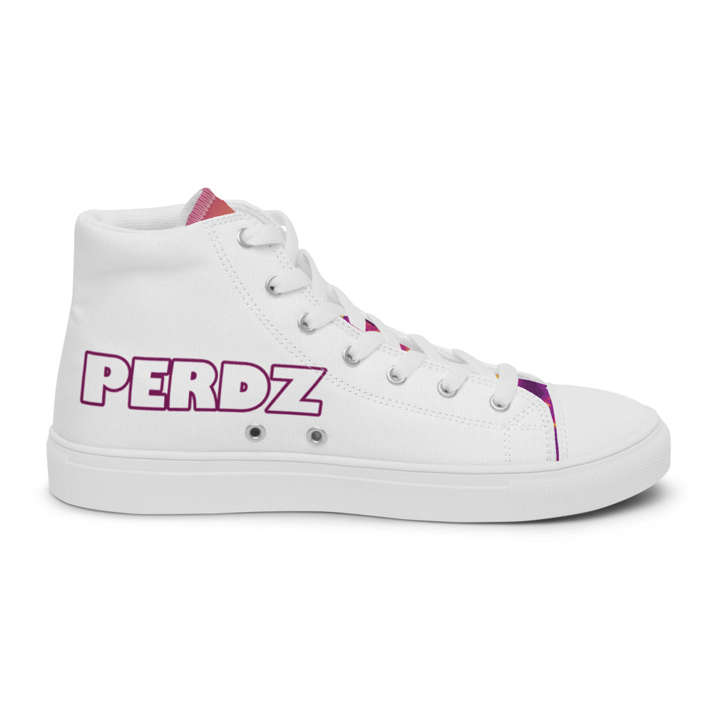 Women’s high top canvas shoes