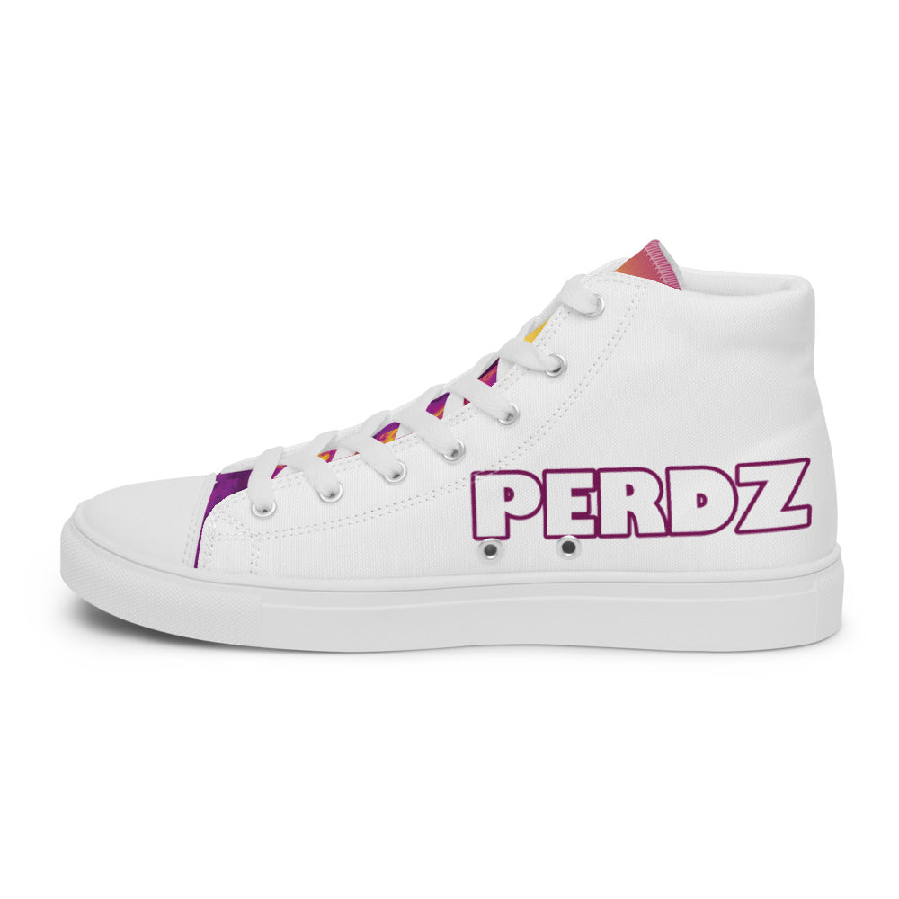 Women’s high top canvas shoes