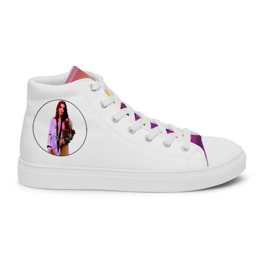 Women’s high top canvas shoes